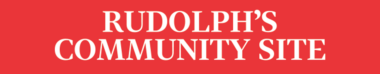 Rudolph's Community Site sign