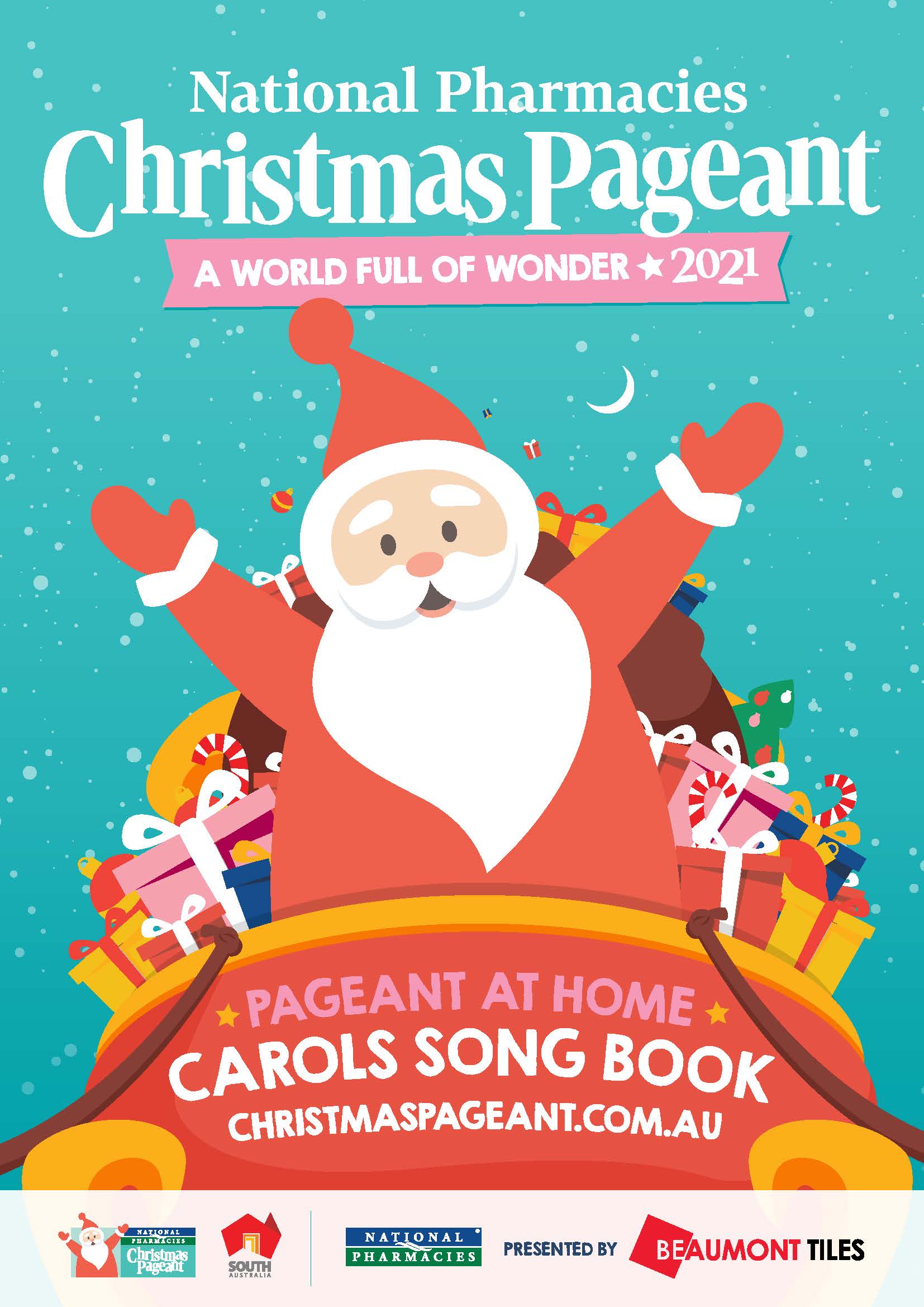 Carols songbook presented by Beaumont Tiles